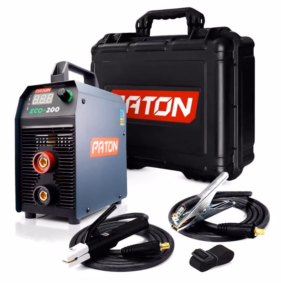 PATON Saldatrice MMA ECO-200-C Inverter - Saldatrice - Saldatrice ad elettrodo - Saldatrice ad arco - Uscita 200A - Ingresso 230V