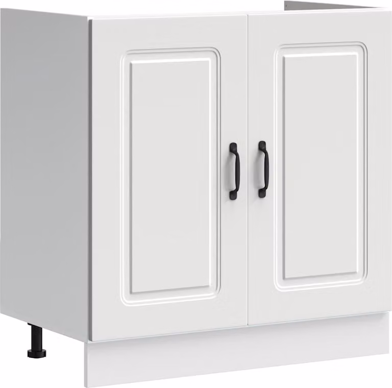 Mobile base lavello Kalmar Bianco 80x46x81,5 cm in Truciolato