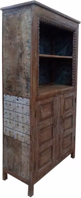 Libreria Wanderlust Deco in legno e metallo marrone L: 107 cm, P: 42 cm, H: 213 cm