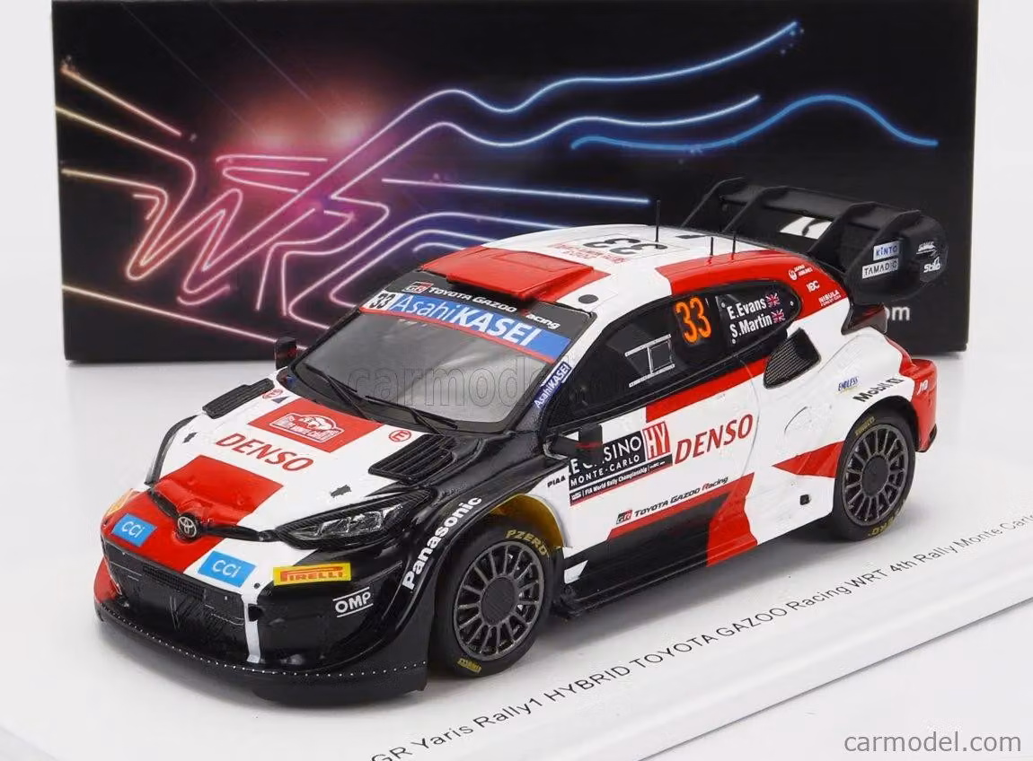 Spark, modello Rally1, numero 33, 4° posto, 2023. Accessori per modellismo