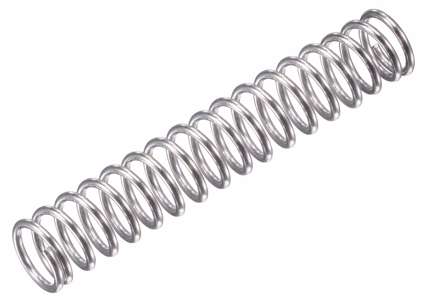 Molla a compressione, 8x1 mm, acciaio inossidabile 304, 31,4 N, confezione da 10 pezzi