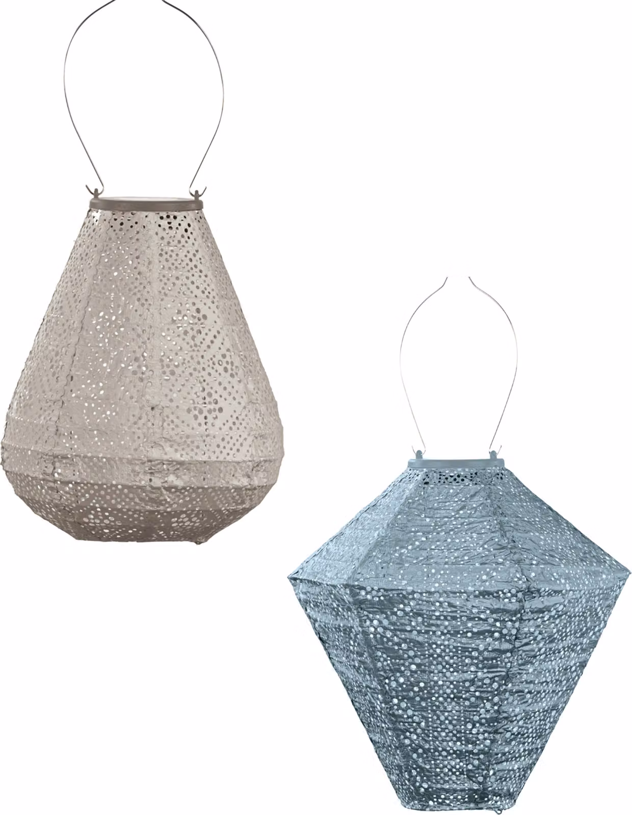 LUMIZ Set di lampade solari per esterni a forma di ortensia - 2 pezzi