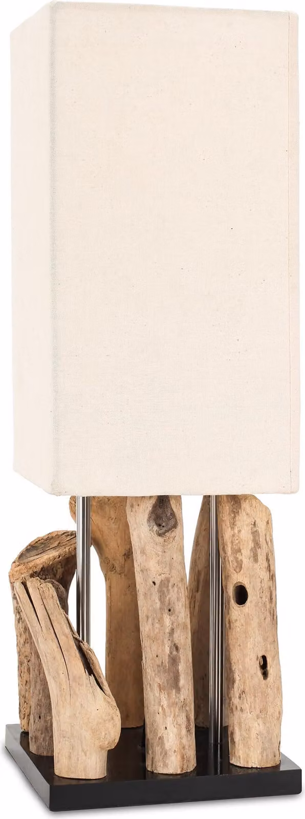 Lampada da tavolo driftwood L x H x P 16,5x51,5x16,5 Lampada da tavolo design deco