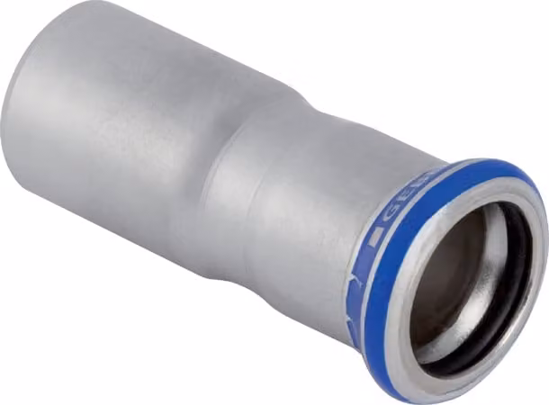 Riduzione GE Mapress in acciaio inox con terminale a scorrimento d42-15