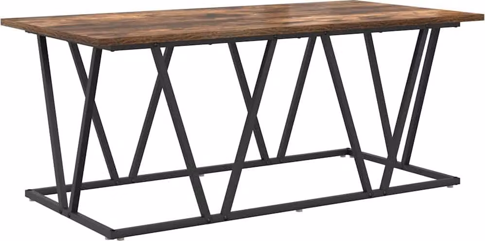 Tavolino da salotto Rovere fumé 100 x 50 x 40 cm
