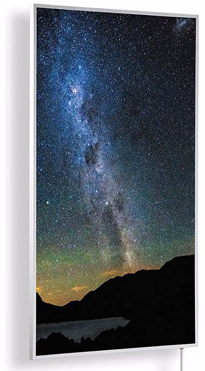 Riscaldatore a infrarossi Panorama 1200 W - Cielo stellato 1 con termostato