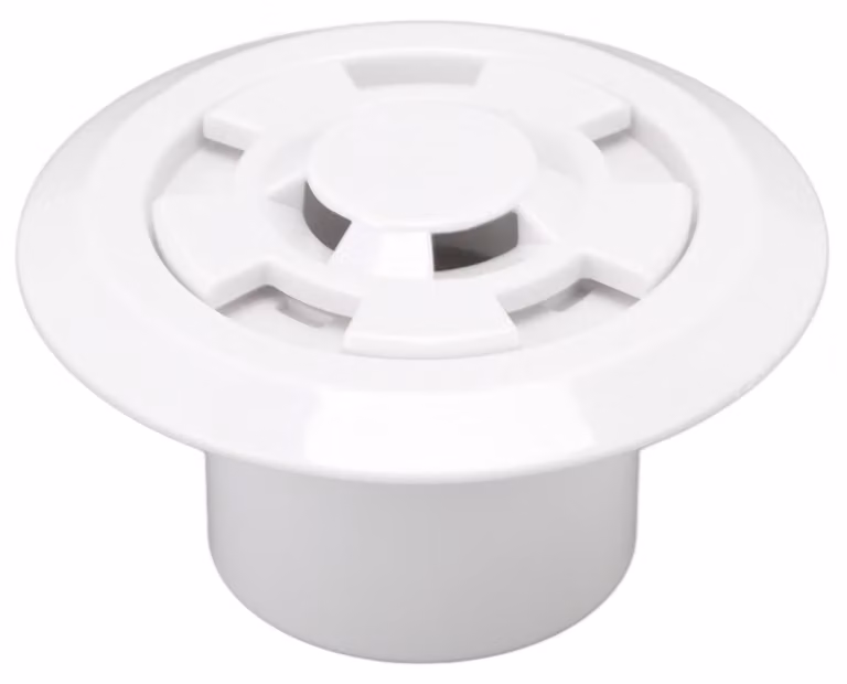 Scarico acqua piscina, tappo esterno G2, angolare, intercambiabile, troppopieno galleggiante rimovibile