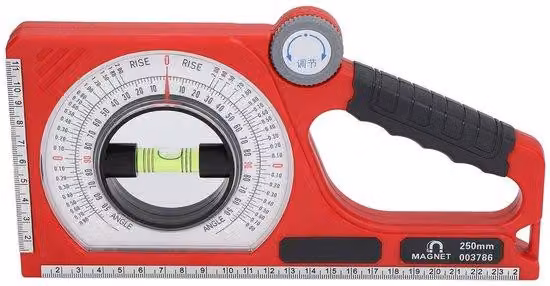 Misuratore digitale di inclinazione - Compatto - Realizzato in ABS resistente - Flessibile - Misura altezza/angolo