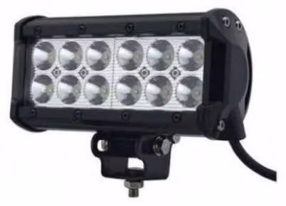 Lampada da lavoro universale a LED/alogena da 36 W, 12 V–24 V, con illuminazione spot direzionale per auto, fuoristrada, autobus, furgoni e camion