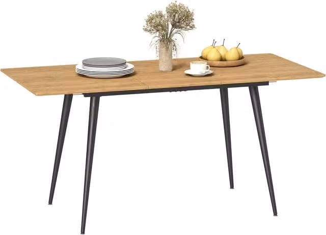 Tavolo da pranzo allungabile ¨C Xylo ¨C 6-8 persone legno gambe acciaio