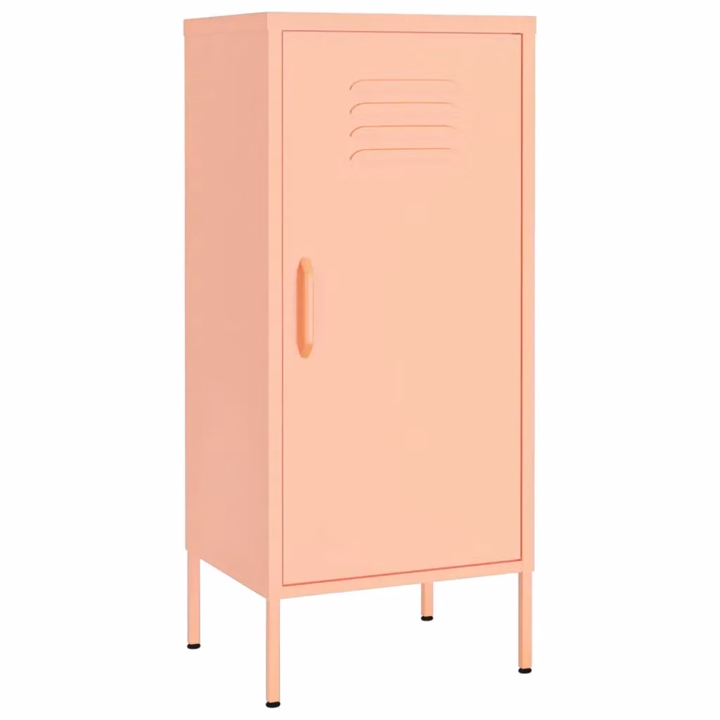 Armadietto da bagno vidaXL in metallo rosa opaco L: 42,5 cm, P: 35 cm, H: 101,5 cm – 2