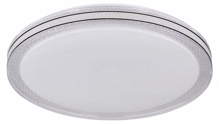 Plafoniera LED, cristalli, effetto stella, bianco chiaro, P 49,5 cm