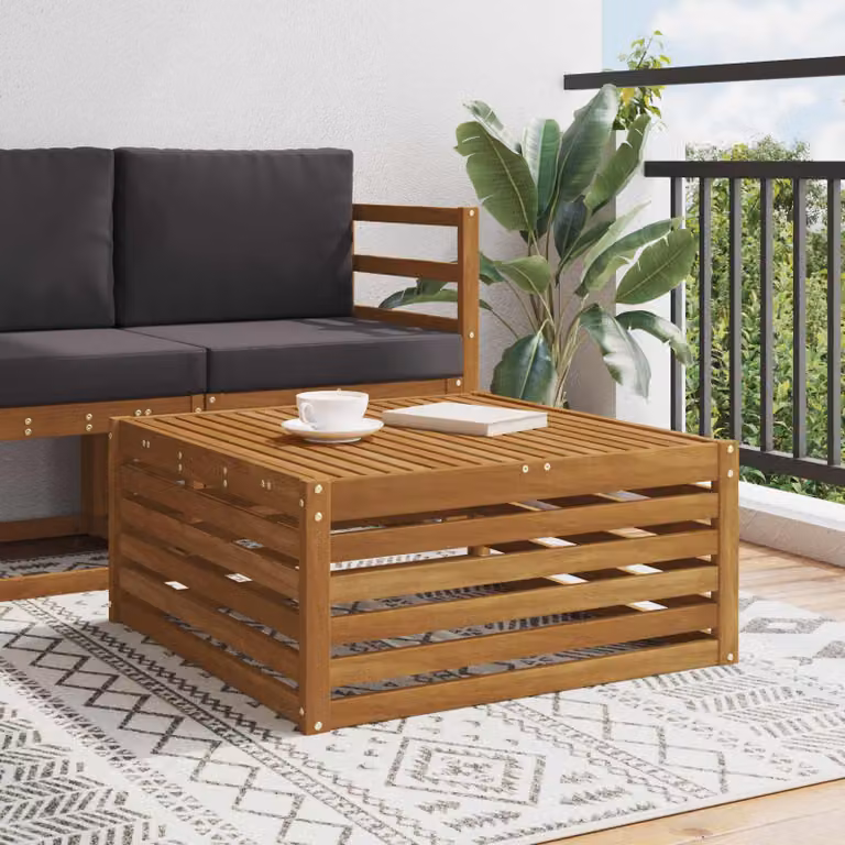 vidaXL Tavolo da Esterno Moderno in Legno di Acacia Naturale Marrone
