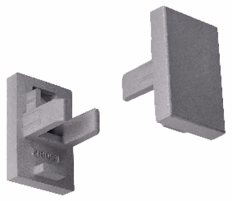 ARELUX PRF018/PRF019/PRF020 - Set di 2 tappi terminali, senza fori