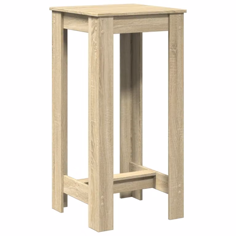 Tavolo da Bar Rovere Sonoma 51x50x103,5 cm in Legno Multistrato