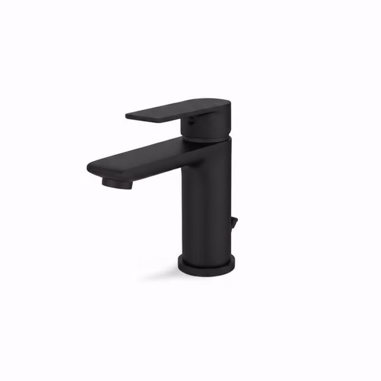 Miscelatore lavabo con scarico Vema TIMEA V16010 - Nero Opaco