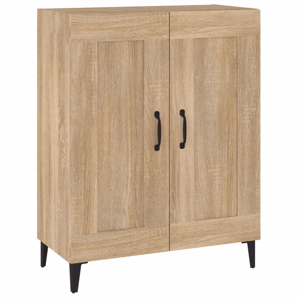 Credenza Rovere Sonoma 69,5x34x90 cm in Legno Multistrato