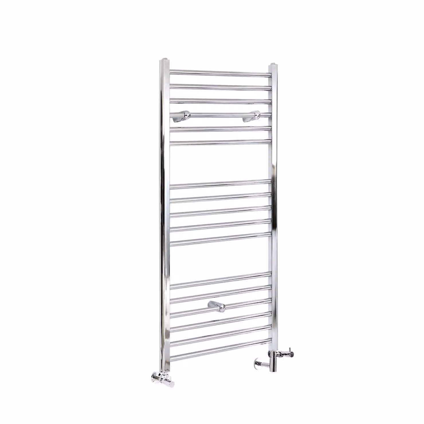 Scaldasalviette Misto Piatto - Termoarredo Bagno Cromato - 1200 x 500mm - 320W - Kent