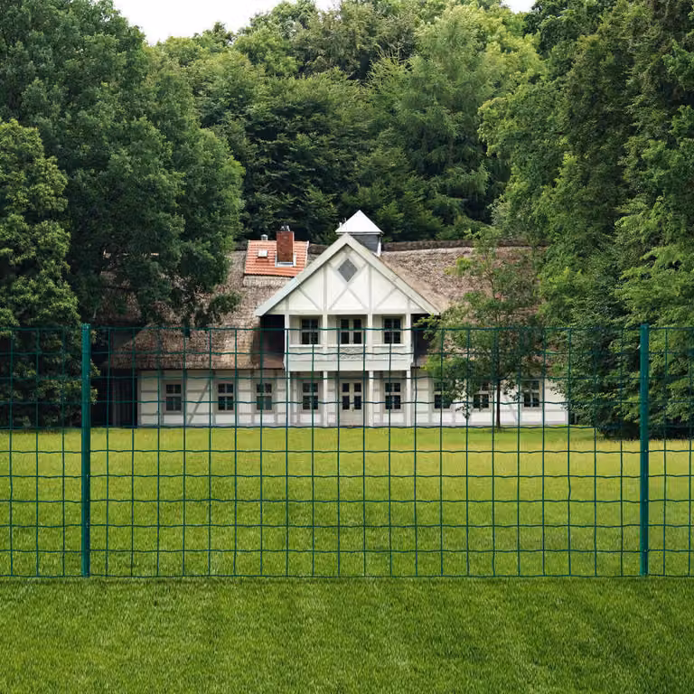 Maison Exclusive - Recinzione metallica in acciaio 20 x 0,8 m verde