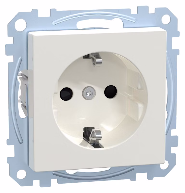 Merten SCHUKO presa di corrente pws/gl MEG2401-0319