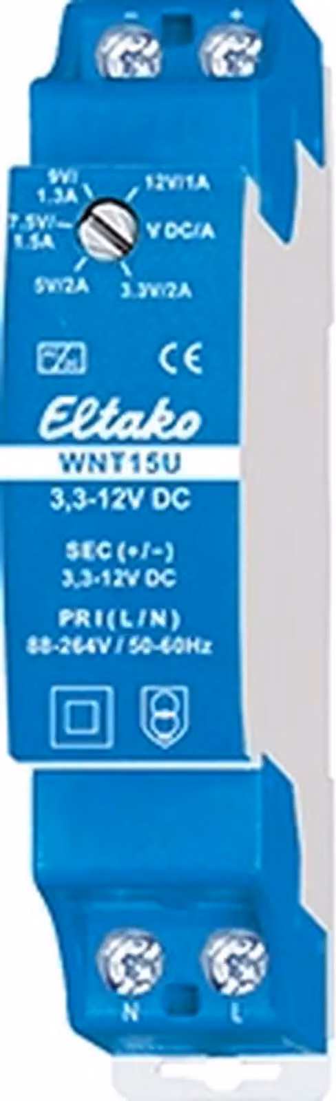 Alimentatore universale a commutazione ELTAKO ad ampio raggio, 10 pezzi.
