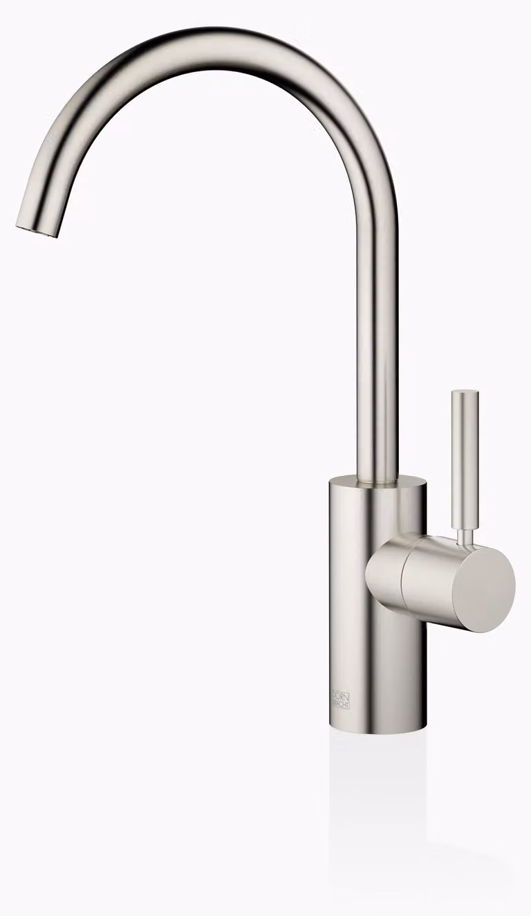Dornbracht META Mitigeur monocommandé pour lavabos sans vidage, saillie 167mm, bec orientable 360, 33505661-06, 33505661-06
