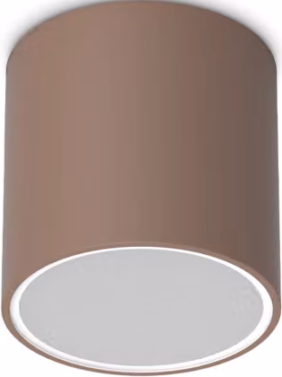 Lampada da soffitto rotonda moderna per giardino marrone TECHO_PL1_D15_ROUND_COFFEE