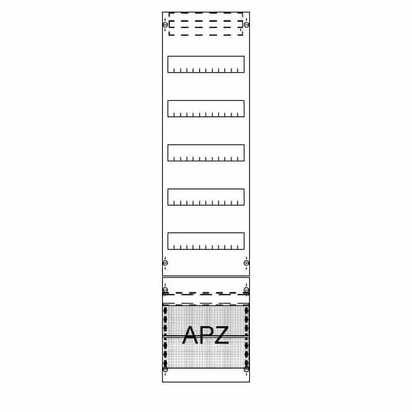 Pannello di distribuzione Striebel&John con APZ 7RE FV17A2