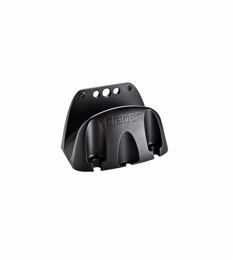 Portatubo da parete Claber Eco in plastica nero per 20m – 2