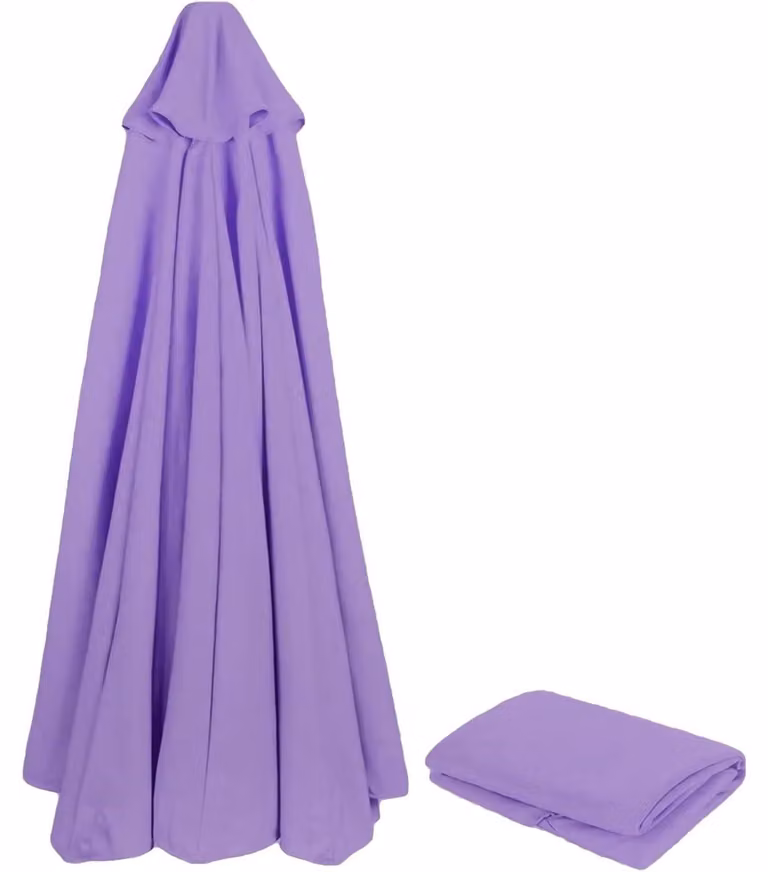 Copertura di ricambio per ombrellone, diametro 300 cm, 8/6 doghe, protezione UV80, resistente al vento, impermeabile, disponibile nei colori: antracite, beige, verde scuro, grigio, viola