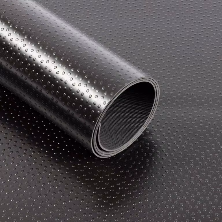 Pavimento in PVC Dots Nero 120x400 cm