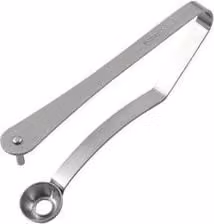 Snocciolatore per ciliegie e olive Pedrini LILLO in metallo cromo lucido, L/P: 17,5 x 5,5 cm