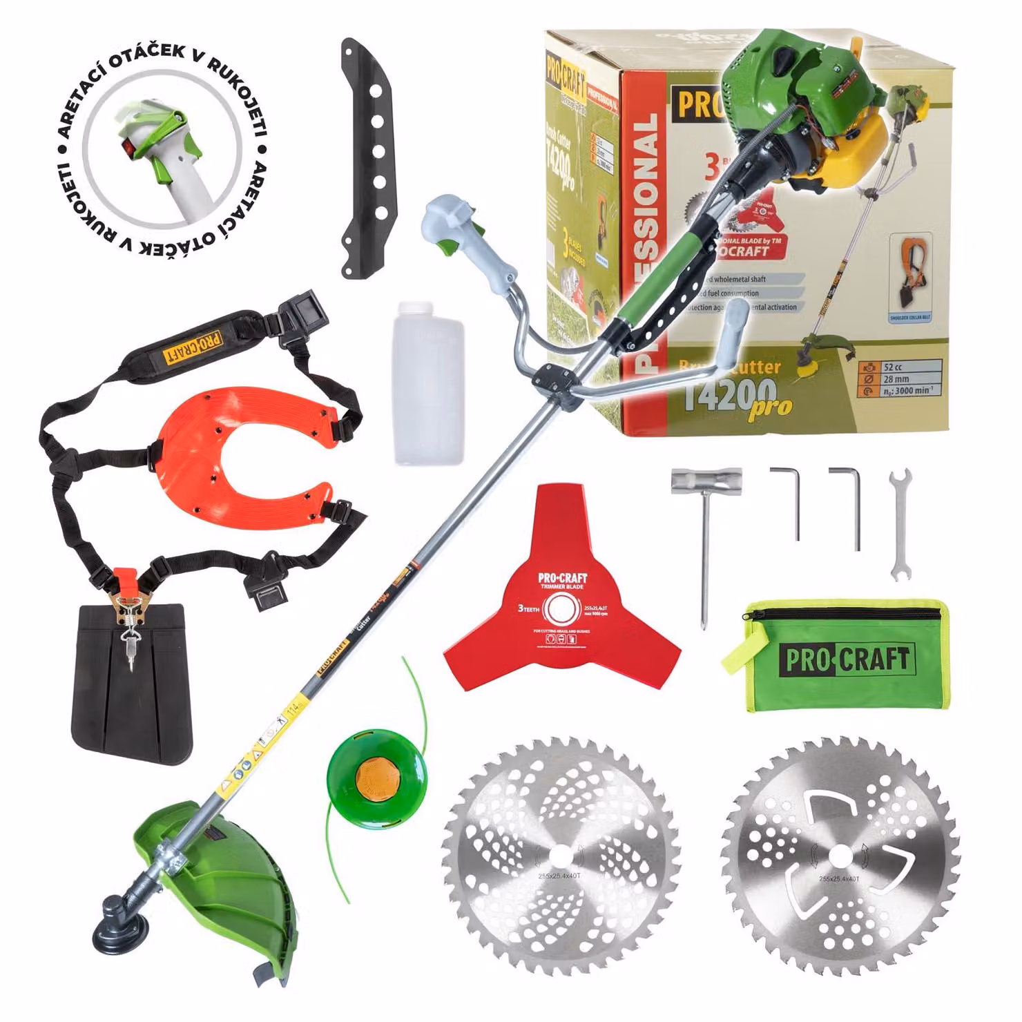 Tagliaerba a scoppio Procraft T4200 Pro