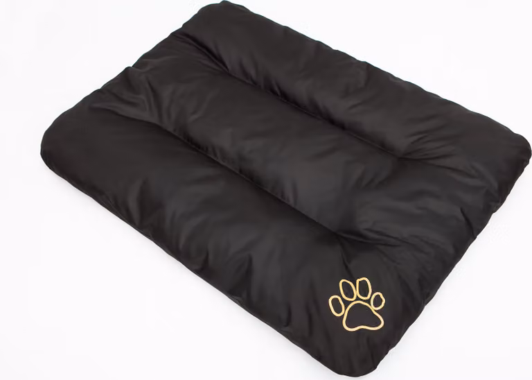 Cuscino per cani Materasso per cani Posto letto per cani Letto per animali domestici Cuscino per cani Letto per gatti - Eco - 115 x 80 cm [taglia: XXL] - Nero