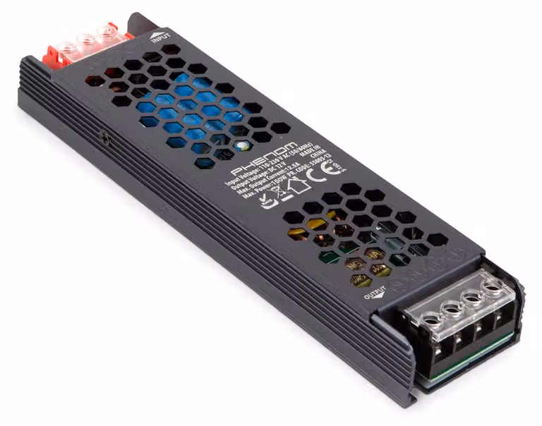 Alimentatore LED - Trasformatore - Per strisce LED - Trasformatore di rete stabilizzato 12V DC 12,5A - 150W - Adatto per illuminazione a LED e applicazioni industriali [55005-12]