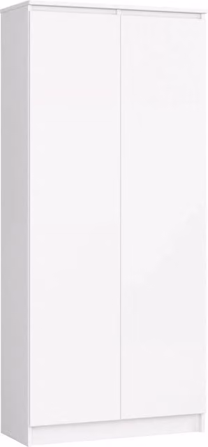 Libreria AKORD R80 Bianco 80 cm 2 ante 80x35x180 cm