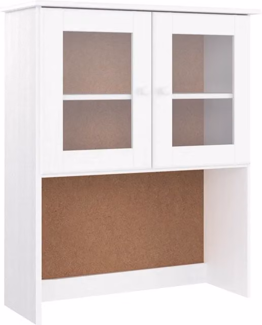 Piano Com¨° ALTA Bianco 77x30x92 cm in Legno Massello di Pino CFW8019472