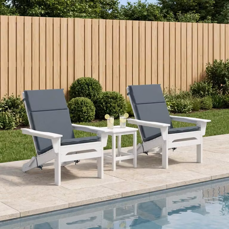 vidaXL Cuscino per sedia a schienale alto GEMERT 2 pz 100% Poliestere