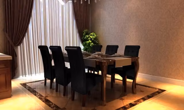 Sedie da Pranzo 6 pz Nere in Similpelle 160318