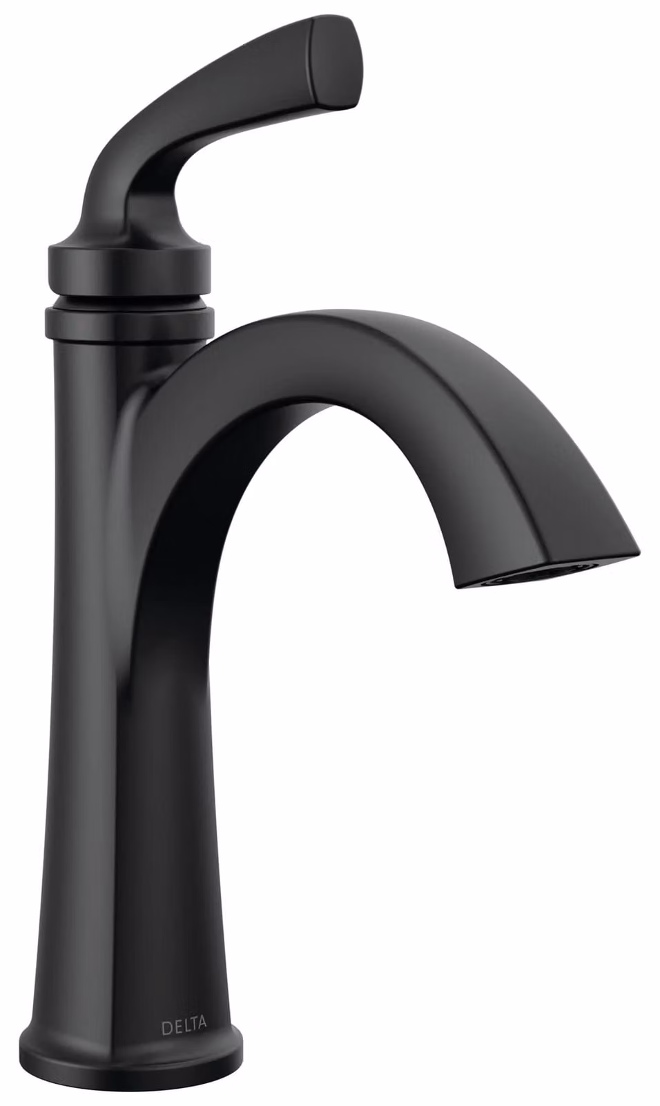 Miscelatore per vasca Delta Faucet 15864LF-BL, serie Geist, finitura nero opaco