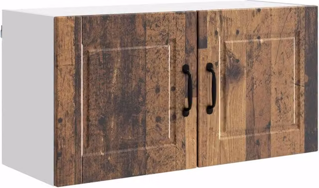Armadio da cucina moderno a parete in legno multistrato 80 x 31 x 40 cm spazio di archiviazione pratico design elegante in legno antico 02_0054288