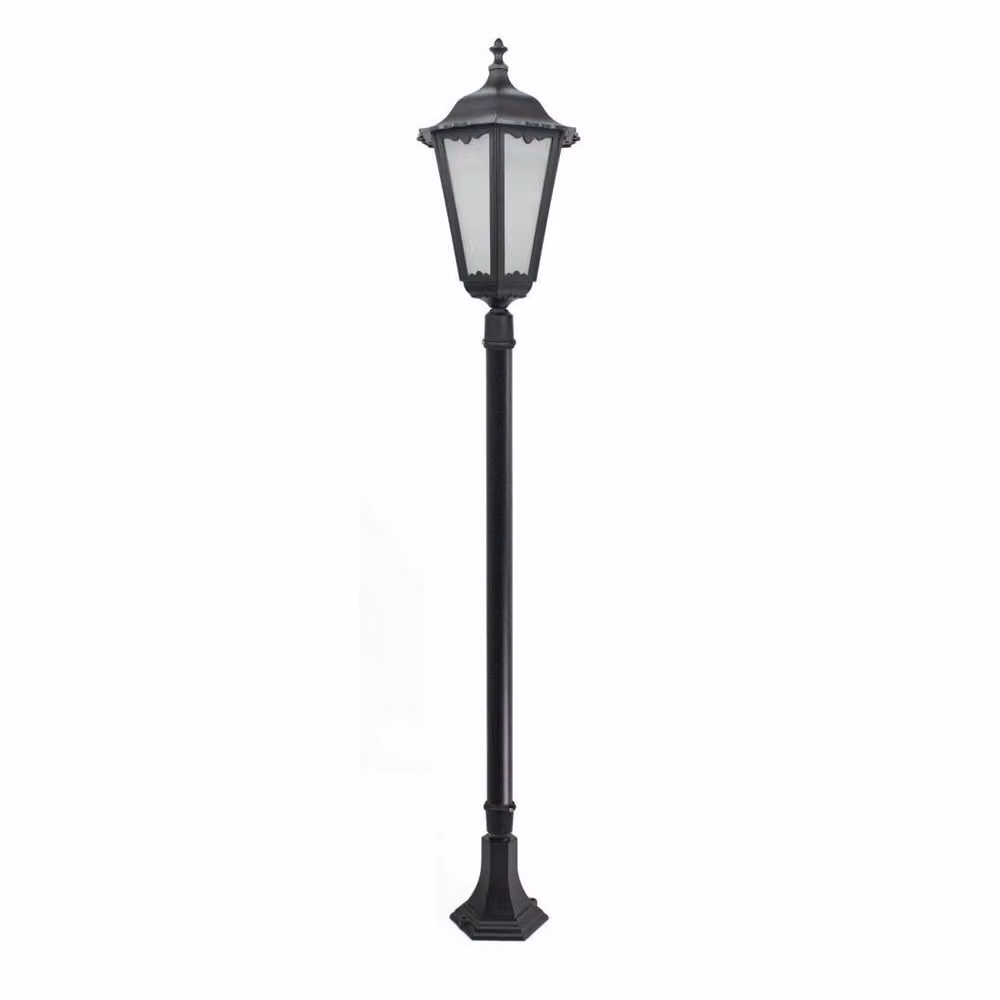 Lampada da giardino 170x30 cm 1xE27 nero IP43 SU-MA Retro K 5002/1/BD 45
