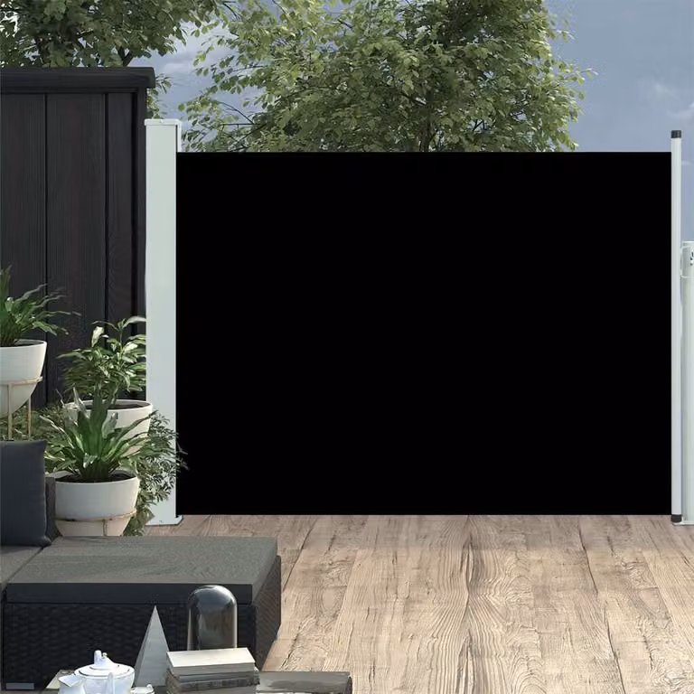 Maison Exclusive - Tenda da sole laterale estensibile, 100x514 cm, colore nero