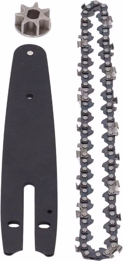 Set motosega elettrica con catena da 230 mm e mini-scaricatore da 6 pollici