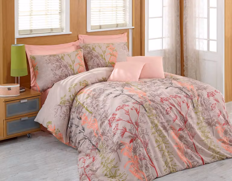 L'Essentiel Linge de Maison, Begonvilla- EPJ4811, Beige, Copriletti, 65% cotone / 35% poliestere