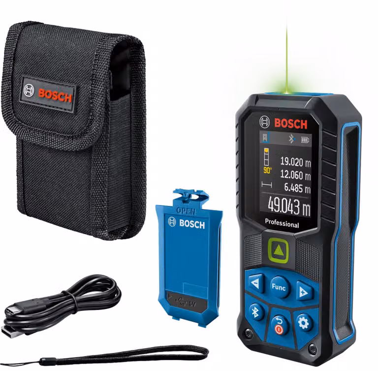 Telemetro laser GLM 50-27 CG, BA 3,7V 1,0Ah A + Cavo USB-C