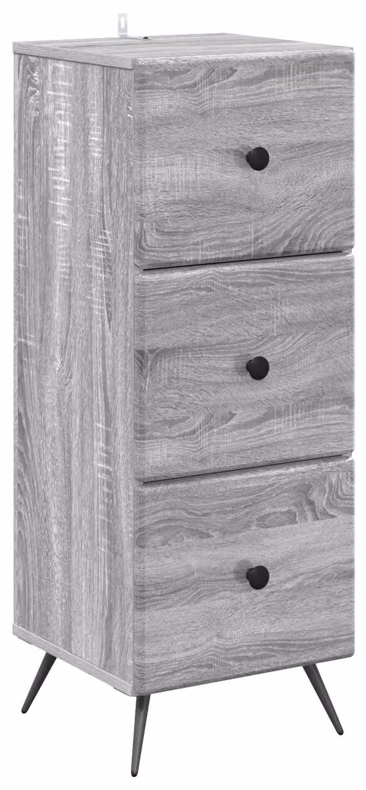 Mobile con Cassetti Grigio Sonoma 33 x 34,5 x 90 cm