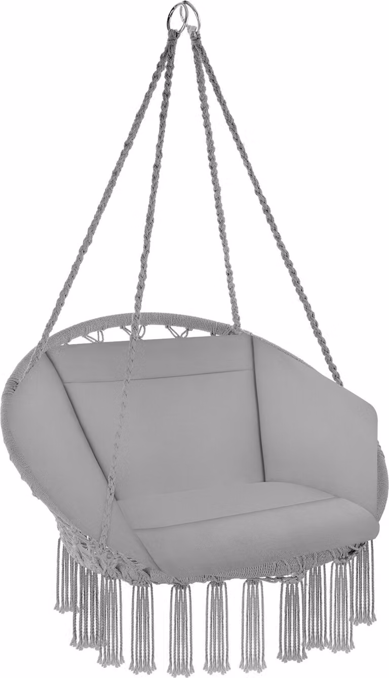 tectake® poltrona sospesa Grazia 80 x 72 x 125 cm