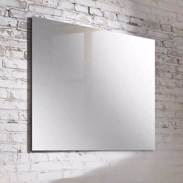 Specchio da bagno rettangolare Veriaffari in vetro argento L: 120 cm, H: 80 cm
