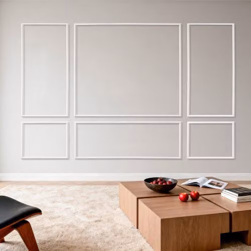 VEVOR Set di Modanature da Parete, Polistirene Leggero Verniciabile, Modanatura Decorativa per Pareti Facile da Installare per Arredamento d'Interni, Soggiorno, Camera da Letto, Casa, Bianco